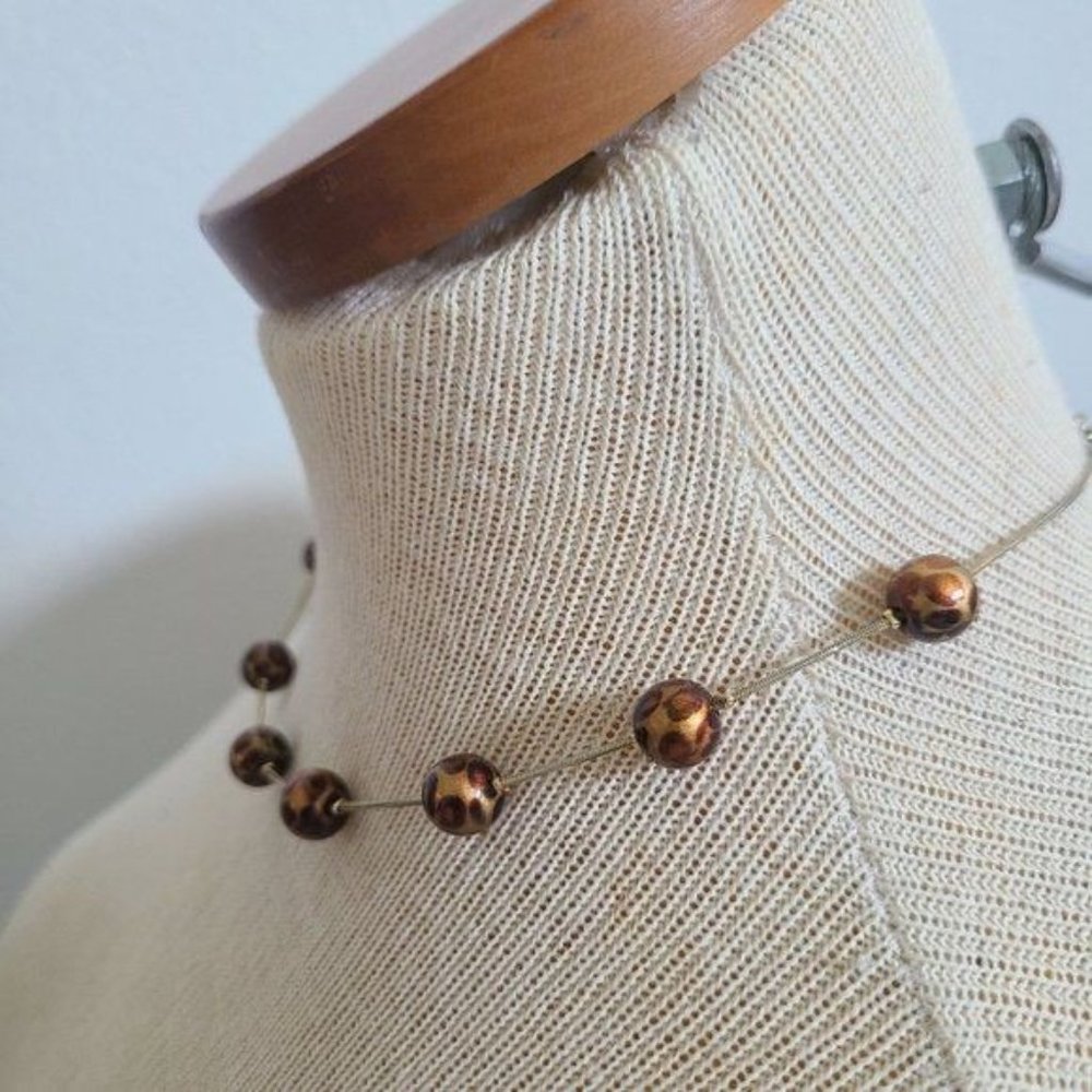 Bead Animal Patterned Necklace - Picture 6 of 10
